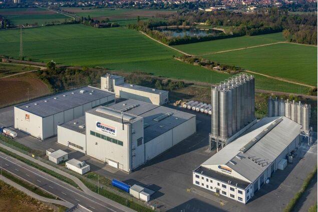 Drohnenaufnahme des Standortes Worms der GREIWING logistics for you GmbH Drohnenaufnahme des Standortes Worms der GREIWING logistics for you GmbH